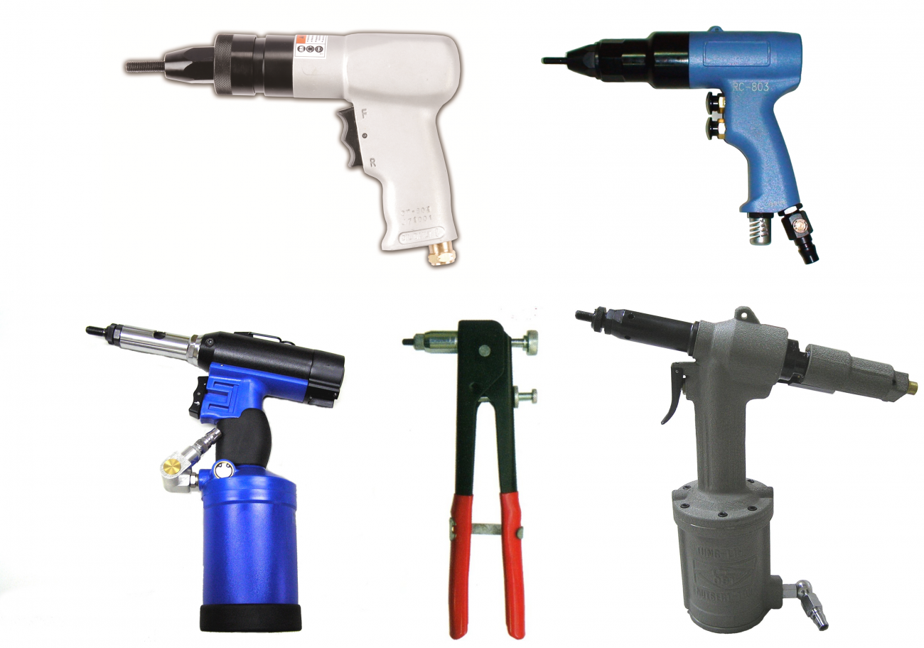 Metal rivet nut installation tools