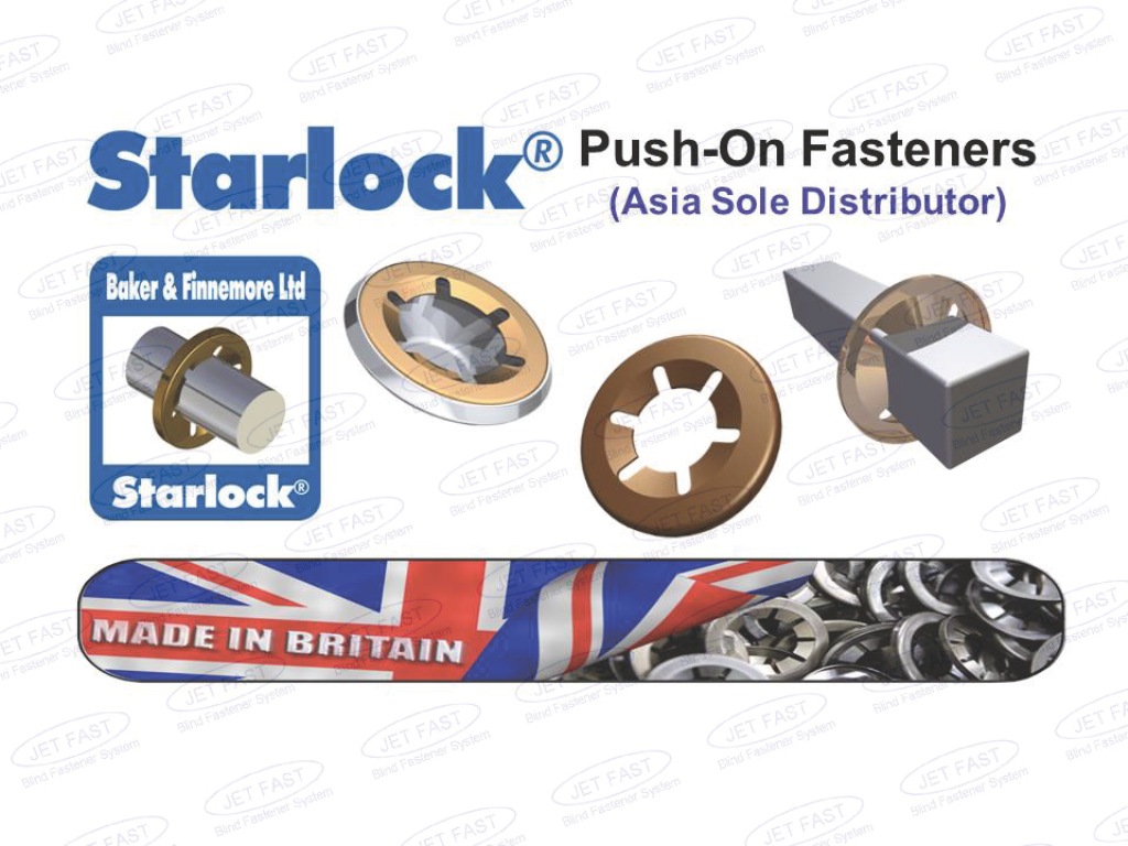 Starlock® push on fasteners