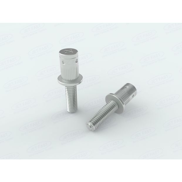 Stud metal rivet nut
